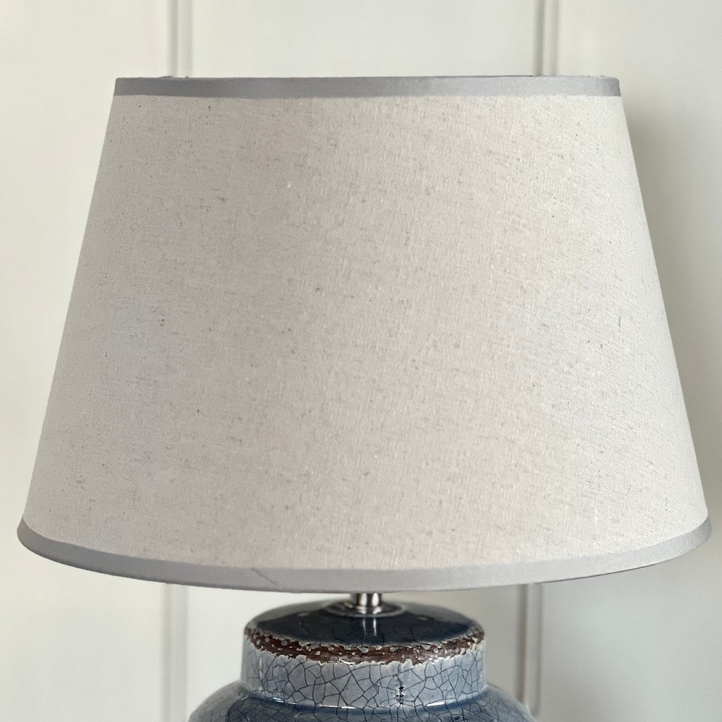 Neutral Taped Lampshade
