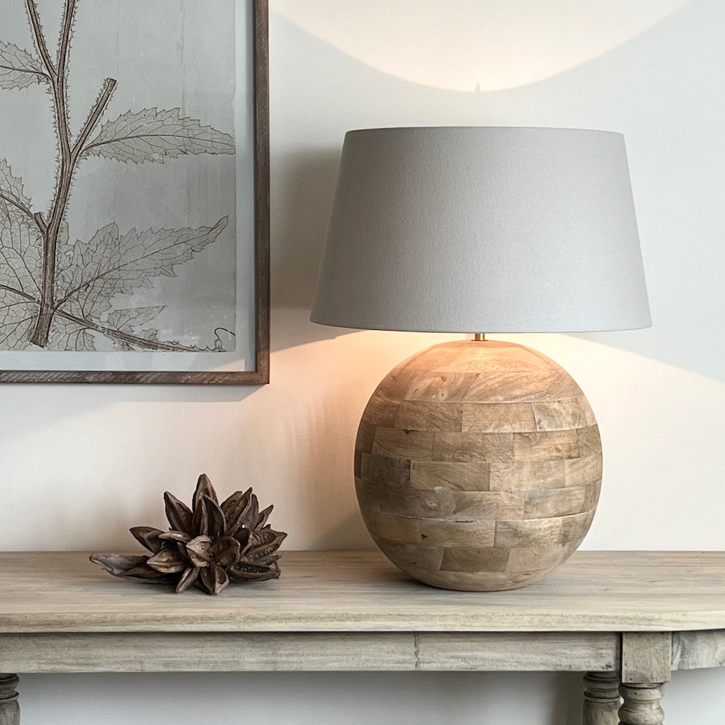 Wooden Ball Table Lamp Tahoe