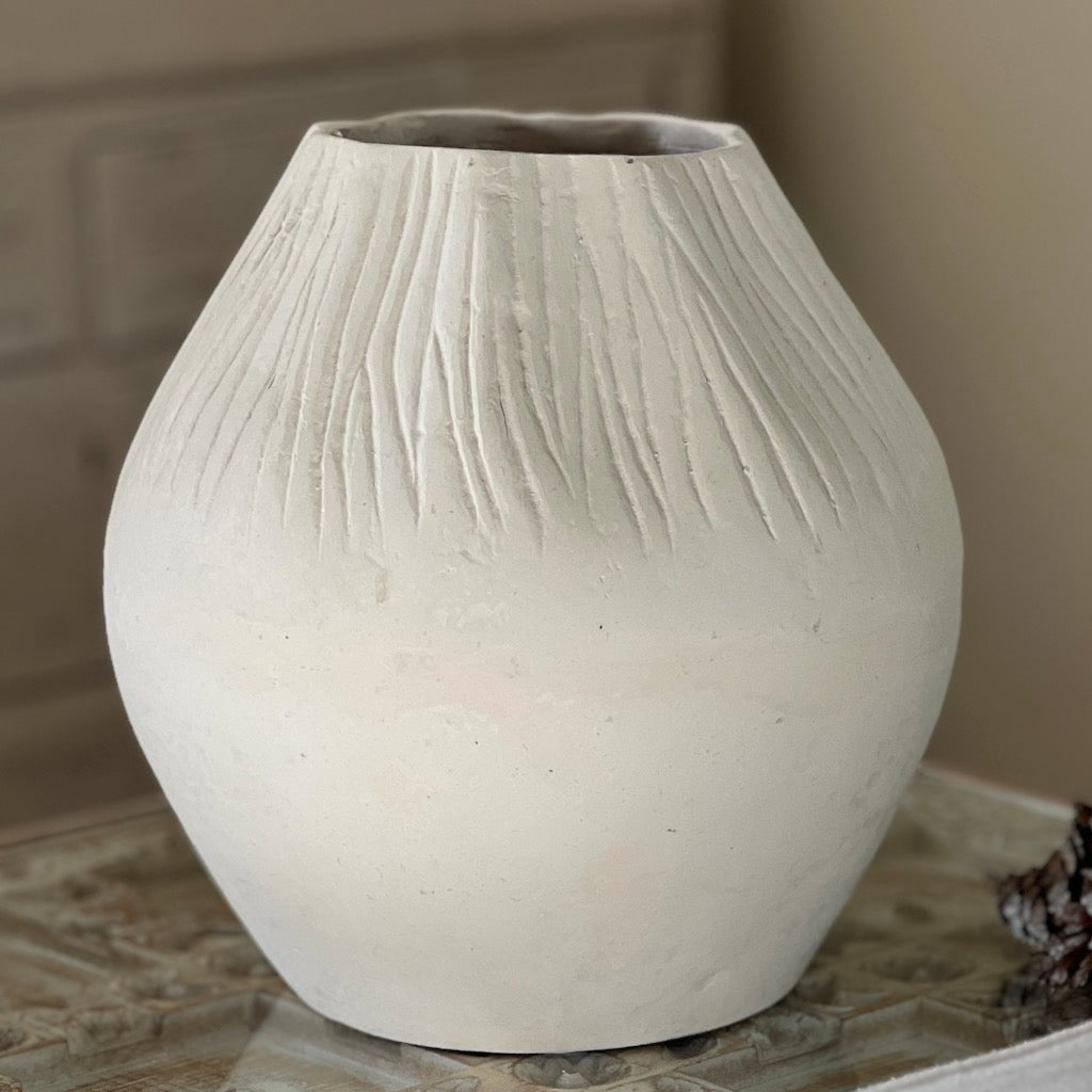 Winton Papier Mache Vase
