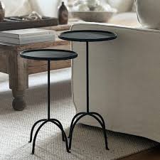 Black Iron Side Table – Quad Leg Base – Cowshed Interiors