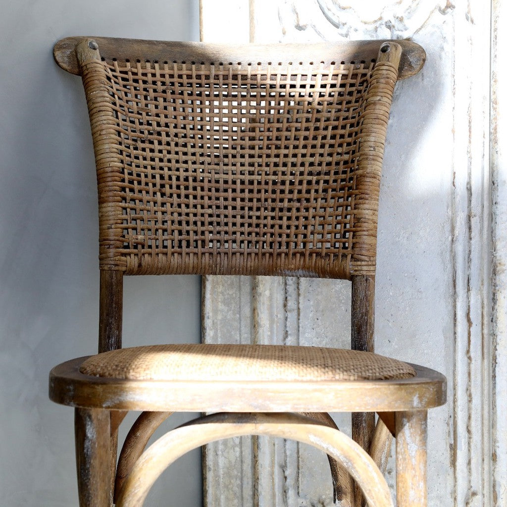 French Simple Rattan Bistro Chair – Cowshed Interiors