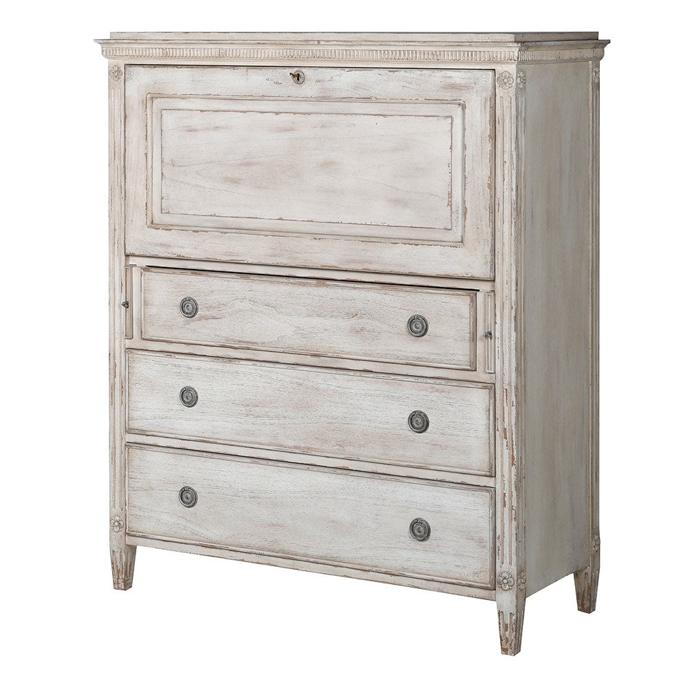 Gustavus 3 Drawer Chest with Hidden Secretaire Desk