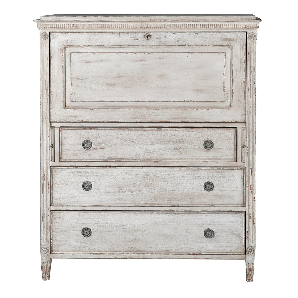Gustavus 3 Drawer Chest with Hidden Secretaire Desk