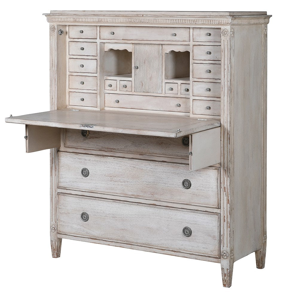 Gustavus 3 Drawer Chest with Hidden Secretaire Desk