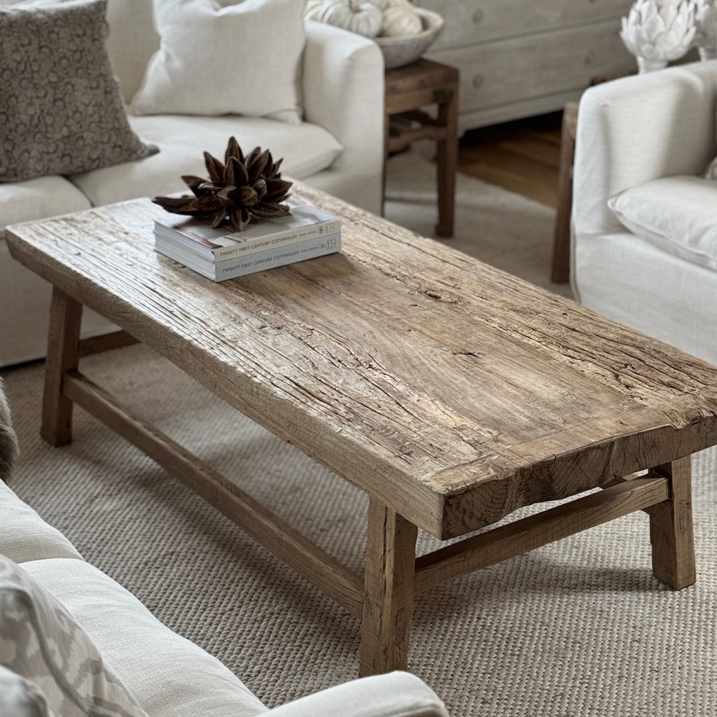 Heavyweight Vintage Reclaimed Wood Coffee Table