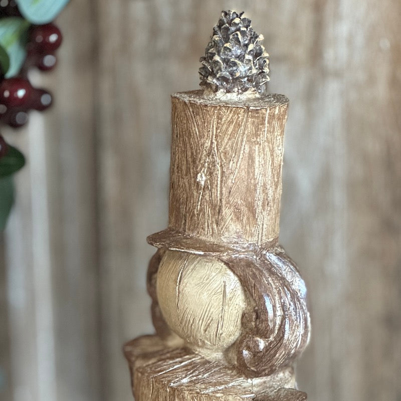 Christmas Pinecone Beefeater Nutcracker