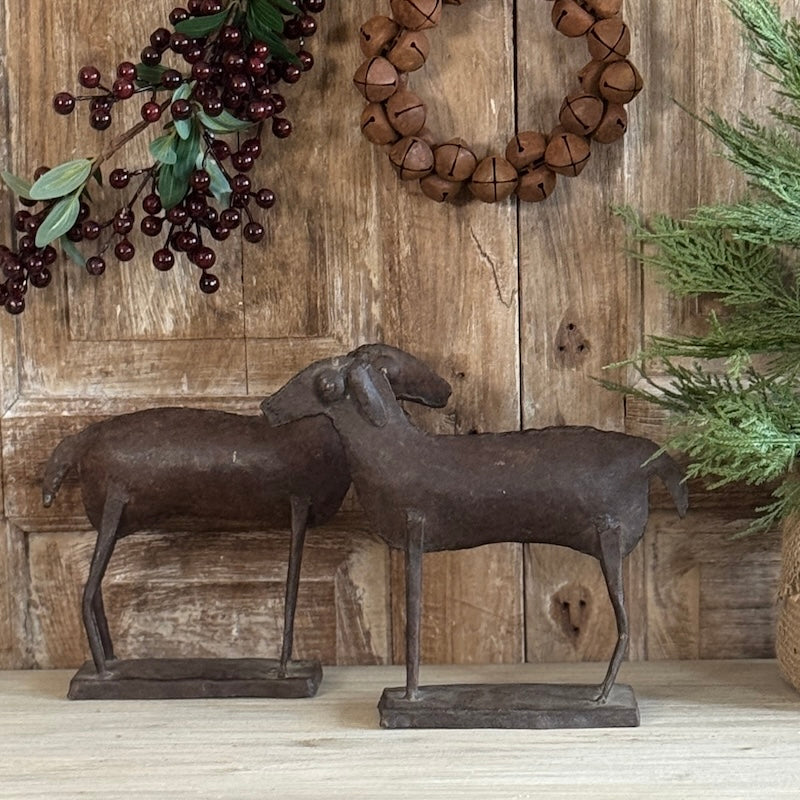 Naive Handmade Metal Animal Ornament - 2 Styles