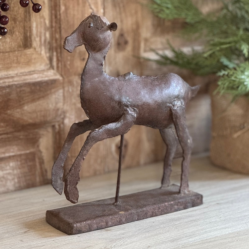 Naive Handmade Metal Animal Ornament - 2 Styles