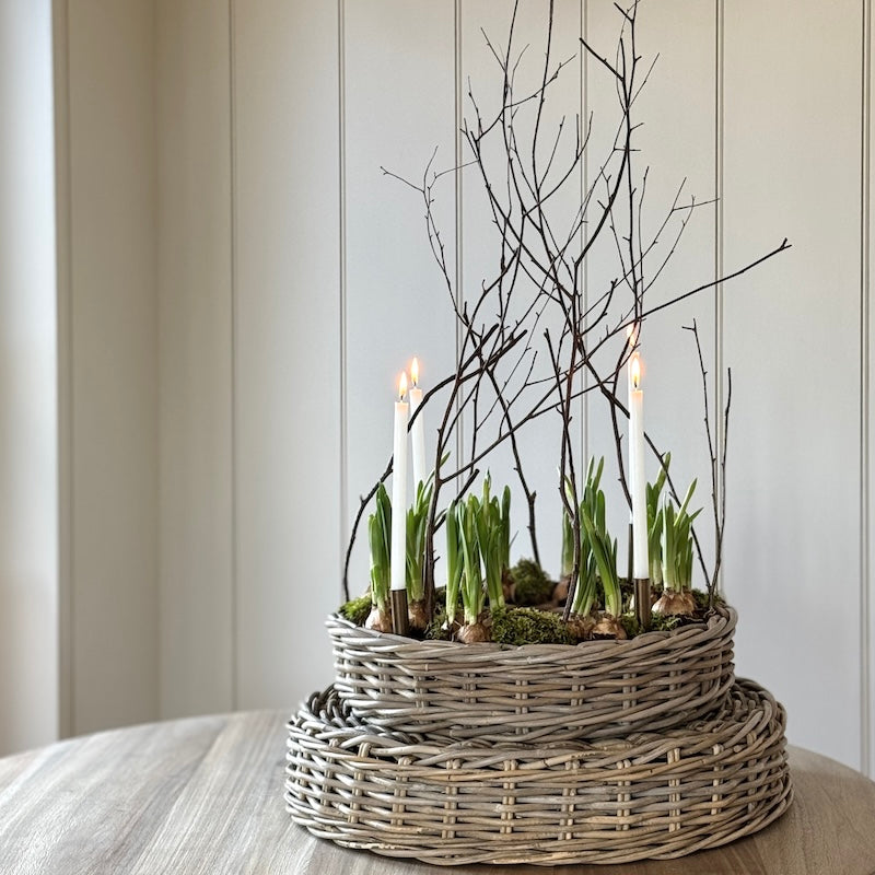 Rattan Ring Planter - Choice Of 2 Sizes