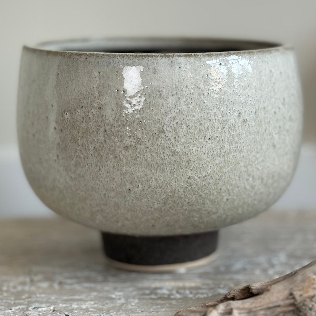 Latte Round Ceramic Bowl
