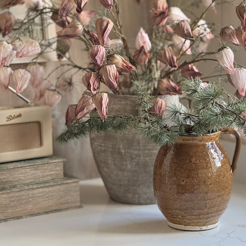 Avignon Rustic Brown Pitcher Vase