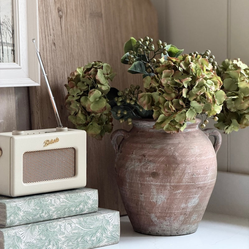 Vintage Style Terracotta Urn Vase - SECOND (Discount Applied)