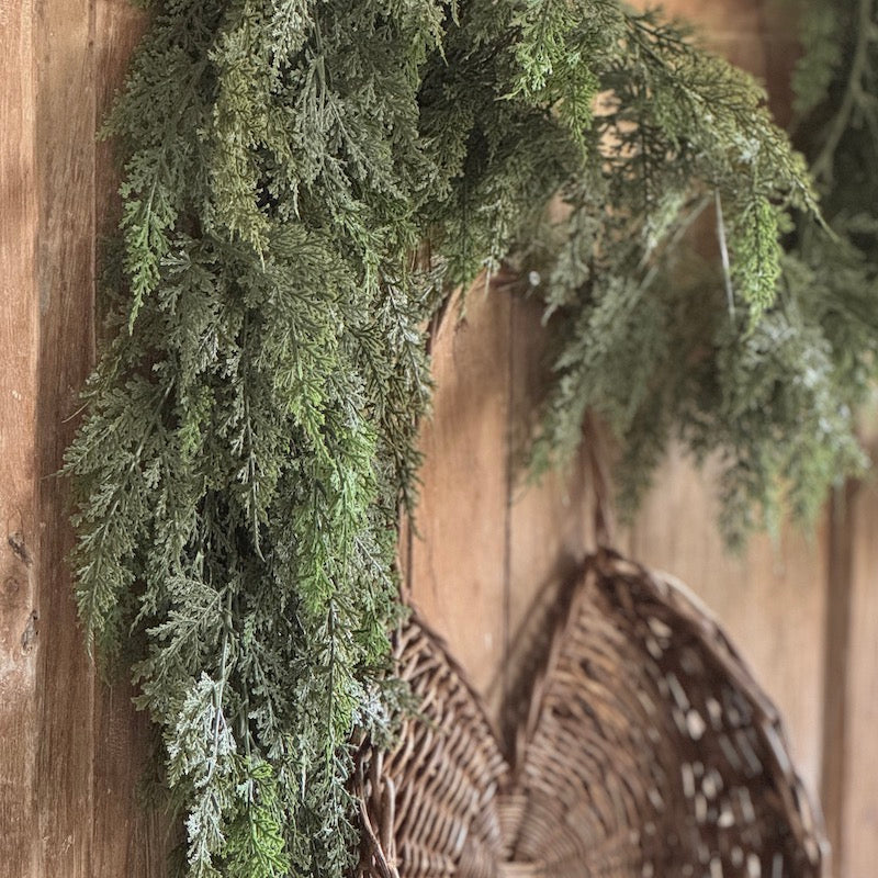 Faux Fresh Cedar Garland - 180cm