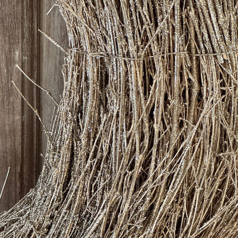 Stunning Extra Large Gold Birch Wreath - 68cm