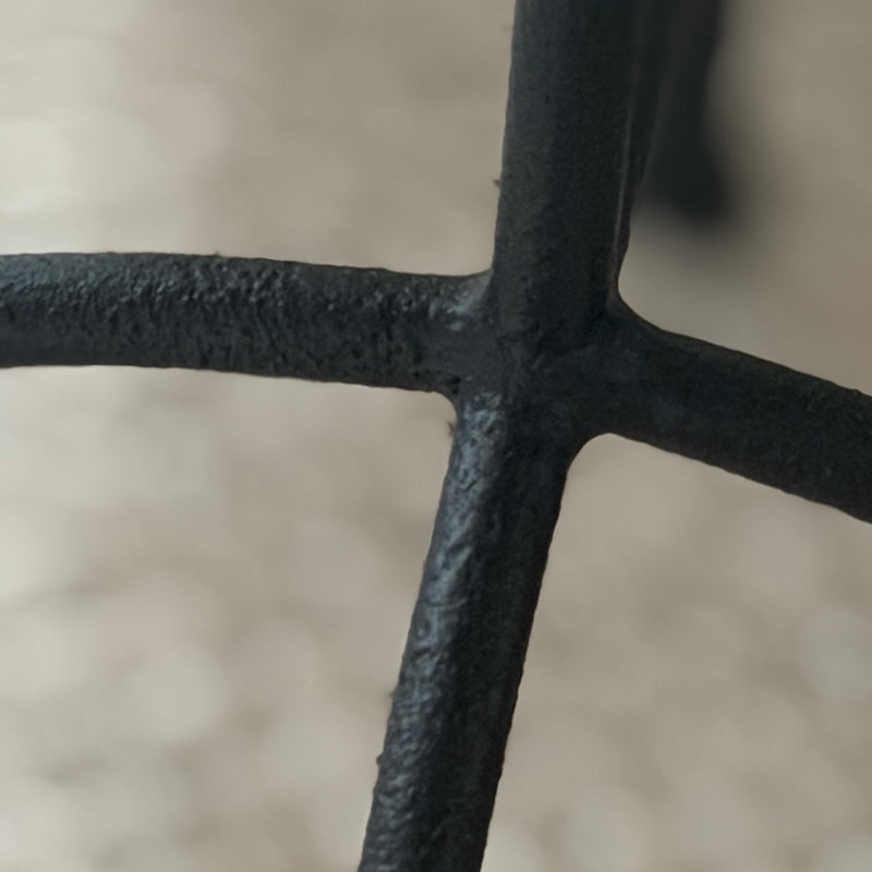 Black Iron Side Table – Quad Leg Base