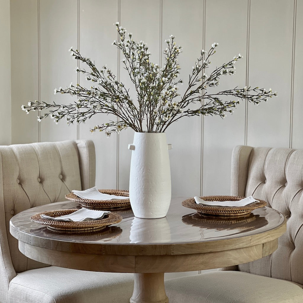 Elizabeth Matt White Vase