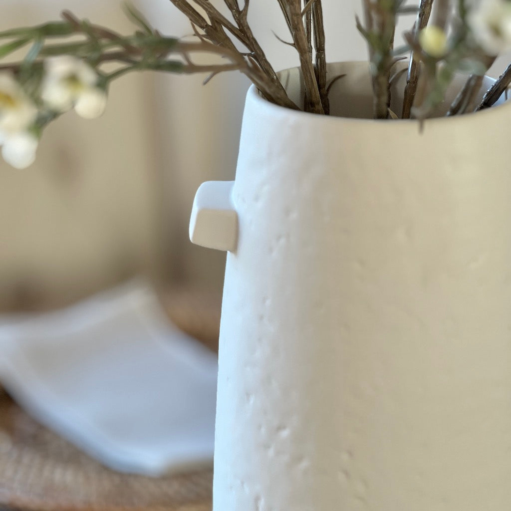 Elizabeth Matt White Vase