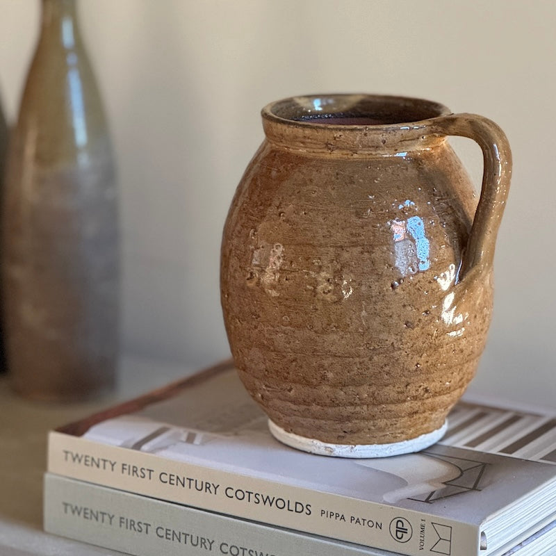 Avignon Rustic Brown Pitcher Vase