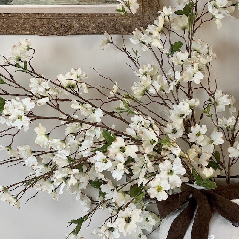 Faux Dogwood Spray