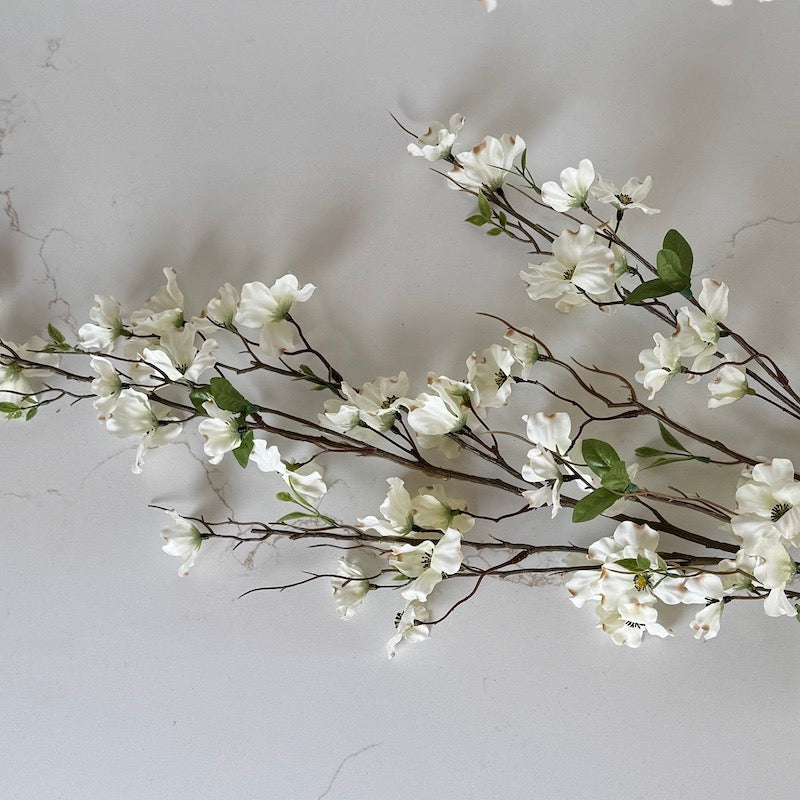 Faux Dogwood Spray