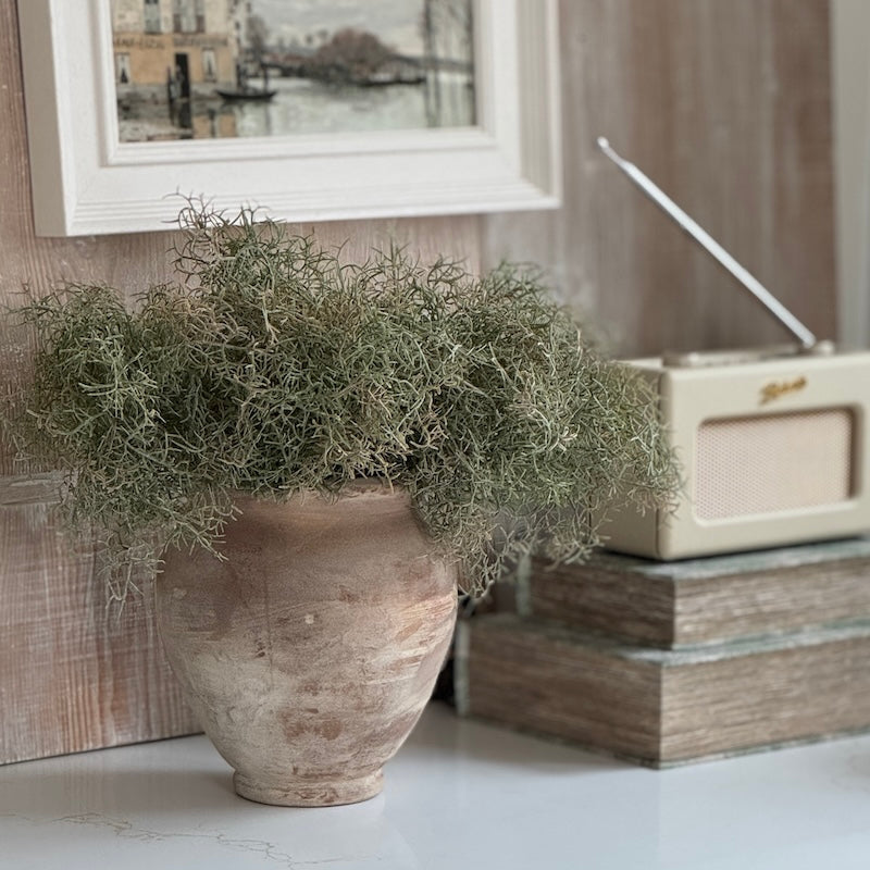 Distressed Terracotta Handmade Vase Small