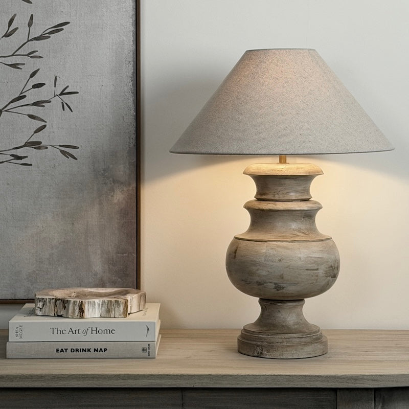 Stowe Wooden Table Lamp
