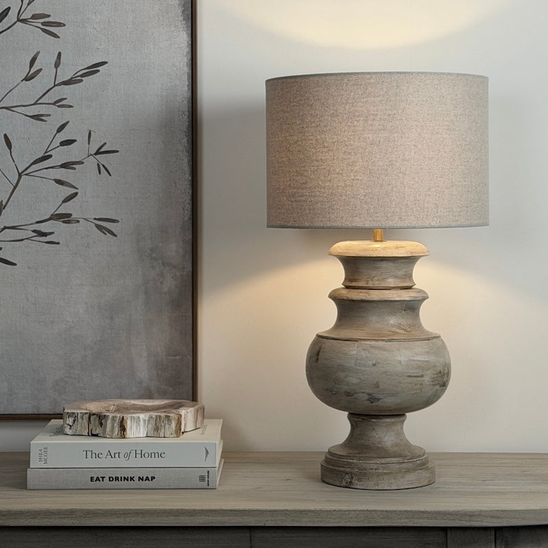 Stowe Wooden Table Lamp