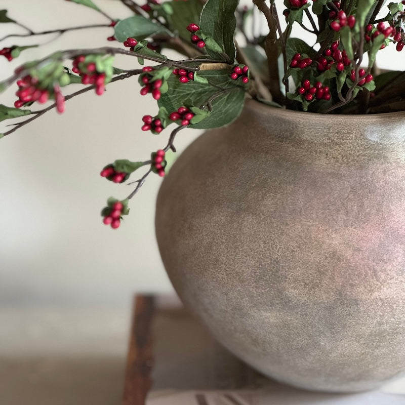 Aged Clay Pot Vase
