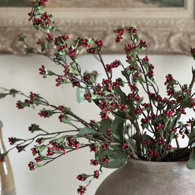 Faux Gypsum Berry Spray