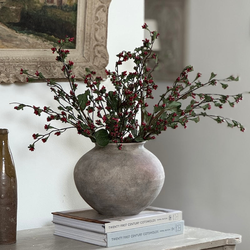 Faux Gypsum Berry Spray