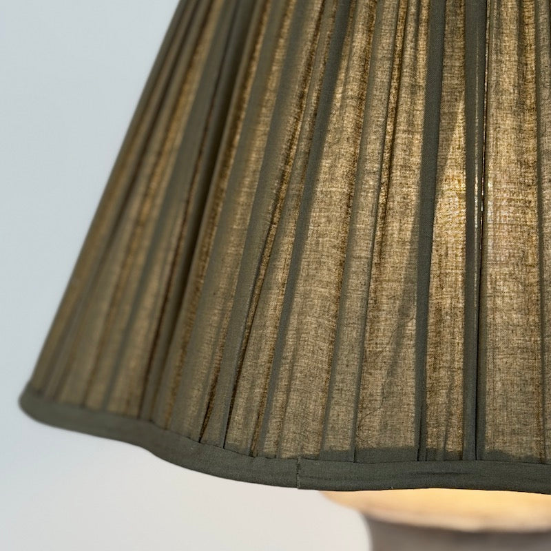 Imala Heritage Olive Scalloped Shades - 5 Sizes