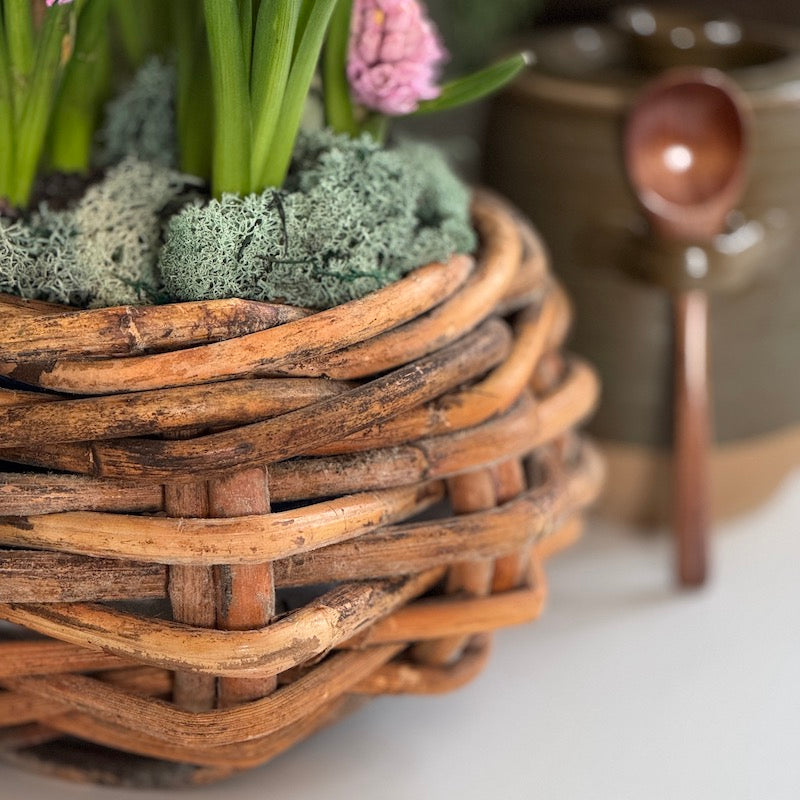 Rustic Kubu Table Planter