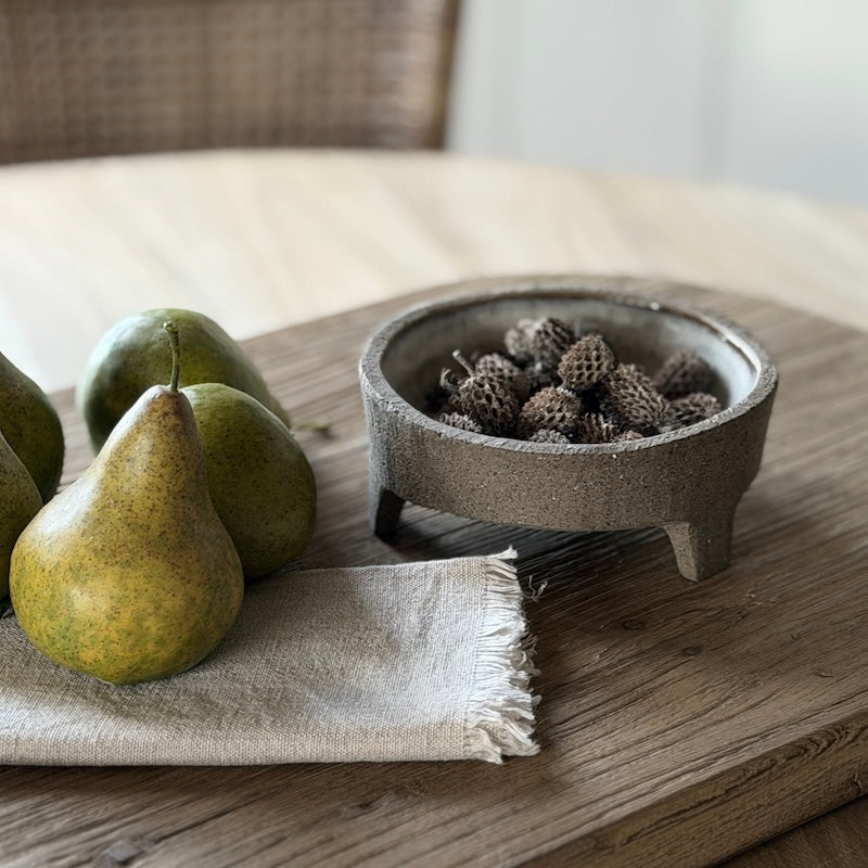 Assila Small Glazed Footed Bowl