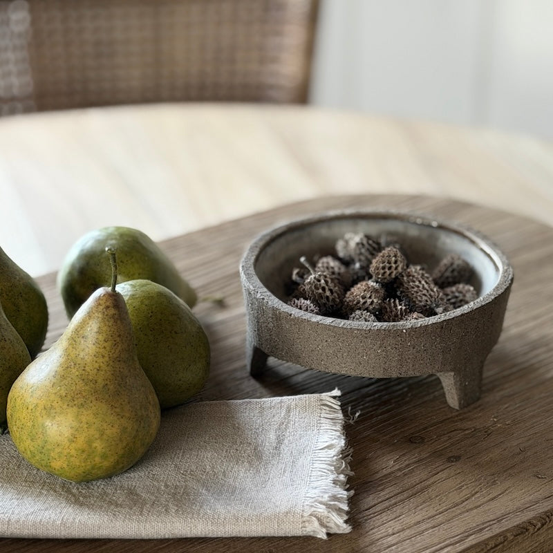 Assila Small Glazed Footed Bowl