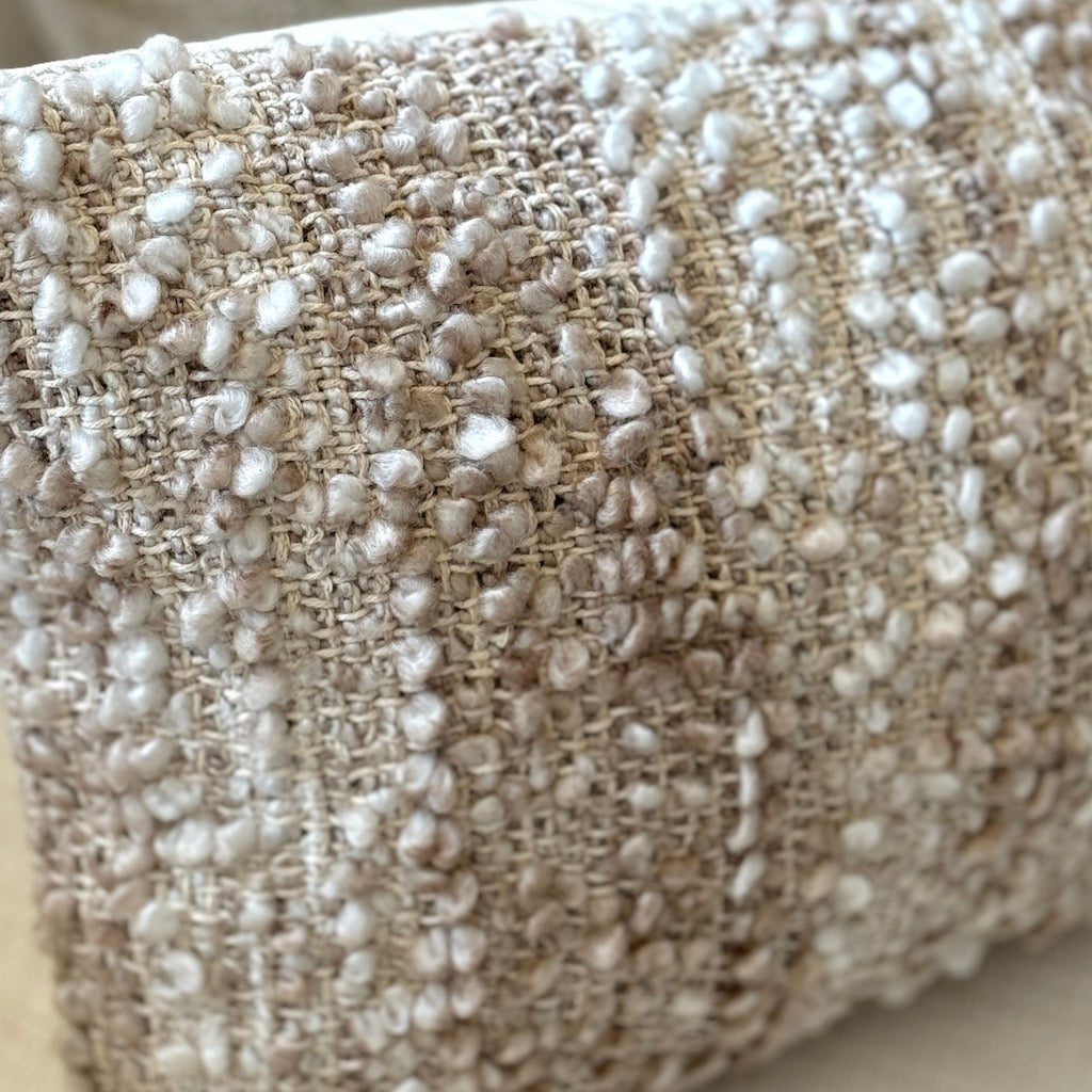 Boucle Light Pastel Shell Cushion
