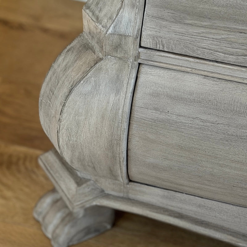 Reclaimed Elm 'French Style' 3 Drawer Chest 190cm