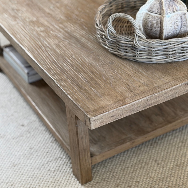 Reclaimed Elm Rectangular Coffee Table 140cm