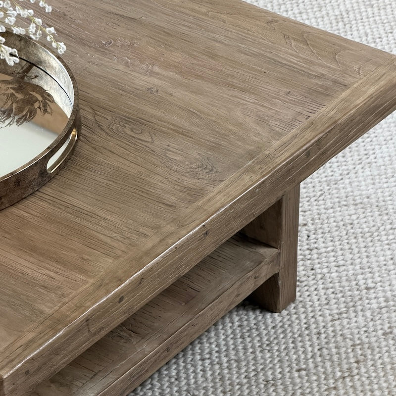 Reclaimed Elm Rectangular Coffee Table 140cm