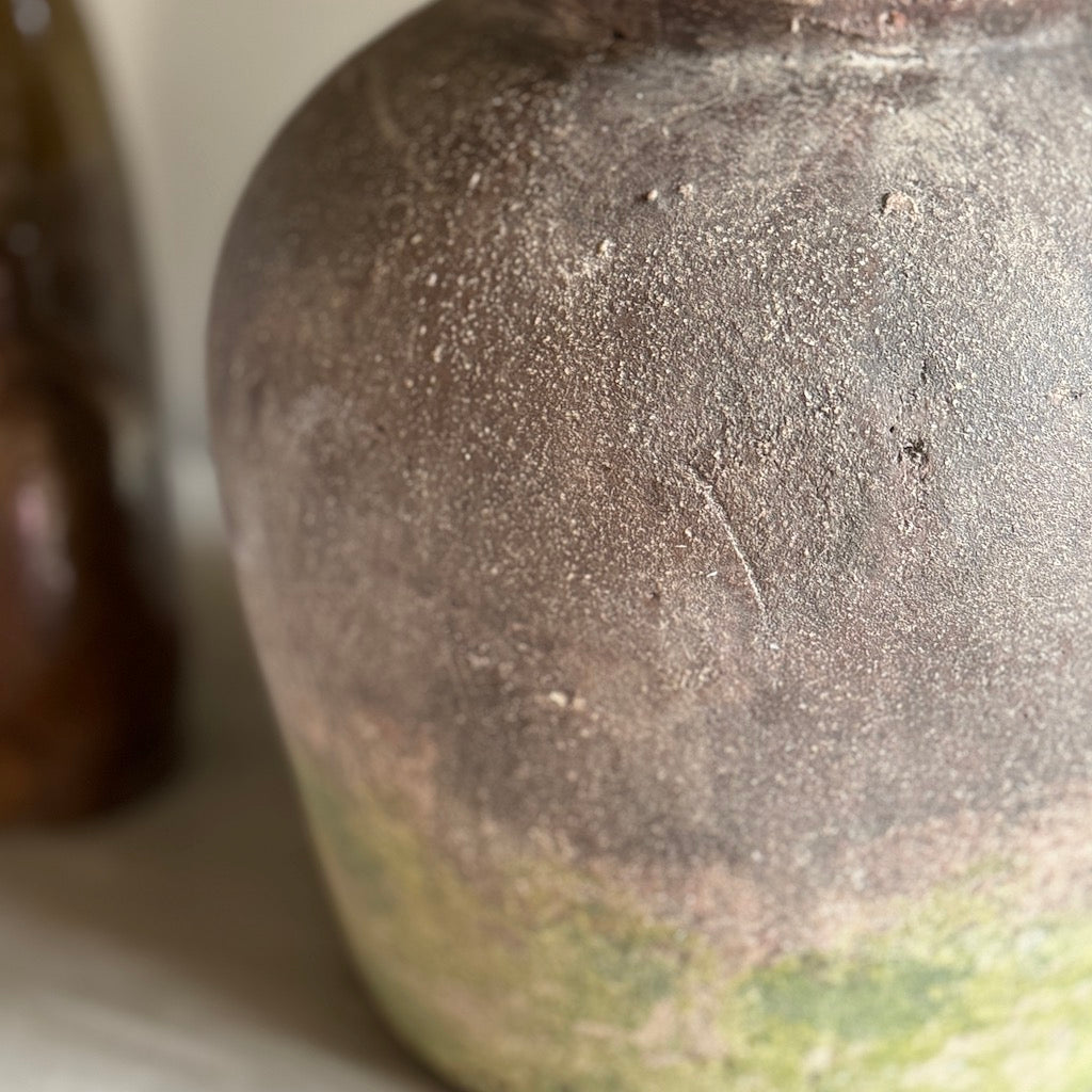 Aged Effect Terracotta Large Etna Vase