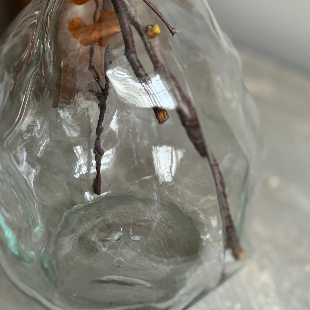 Recycled Glass Wobble Vase 