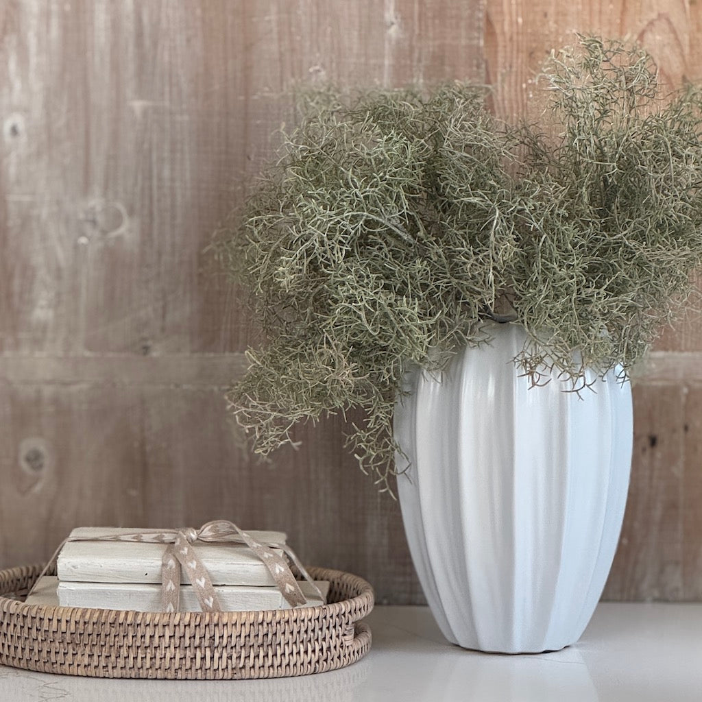 White Ceramic Pot - SECOND (Discount applied)