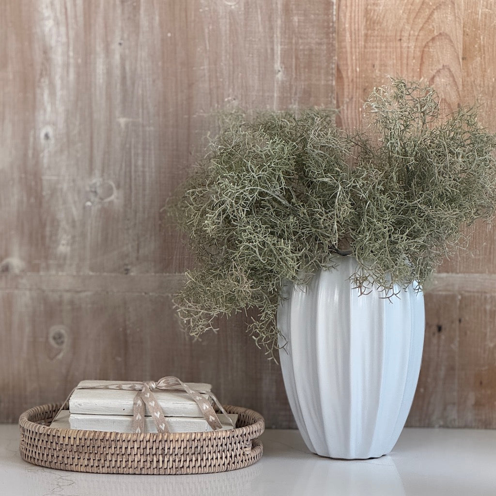 White Ceramic Pot - SECOND (Discount applied)