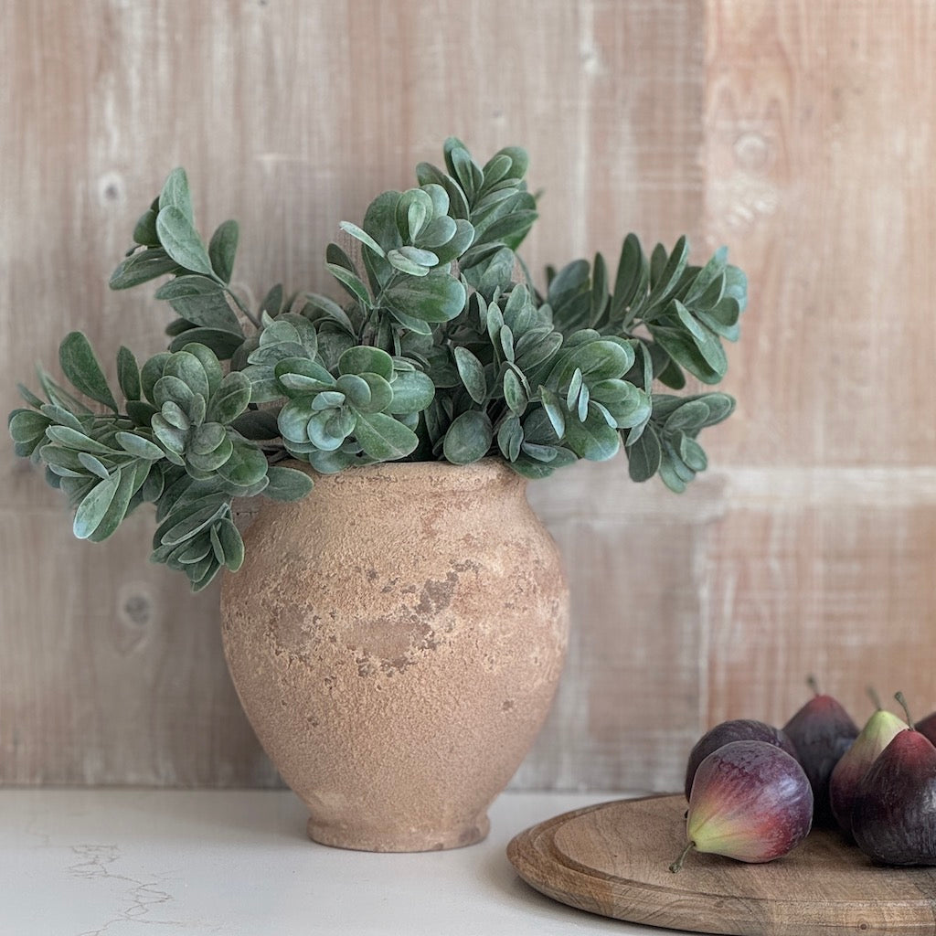 Distressed Terrracotta Handmade Vase Small