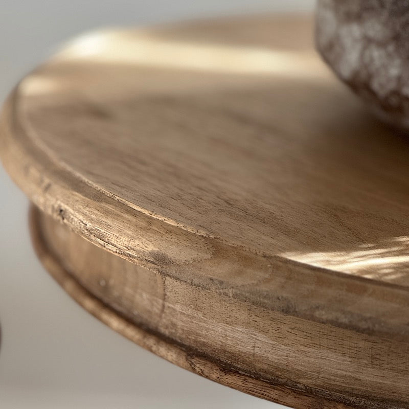 Mindi Pedestal Side Table