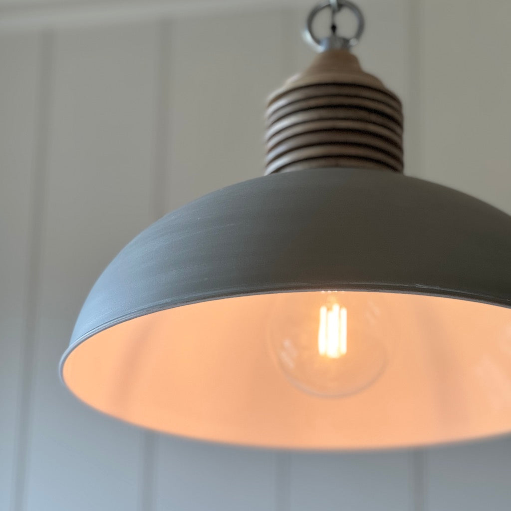 Hanging Lamp Concrete Industrial Avery