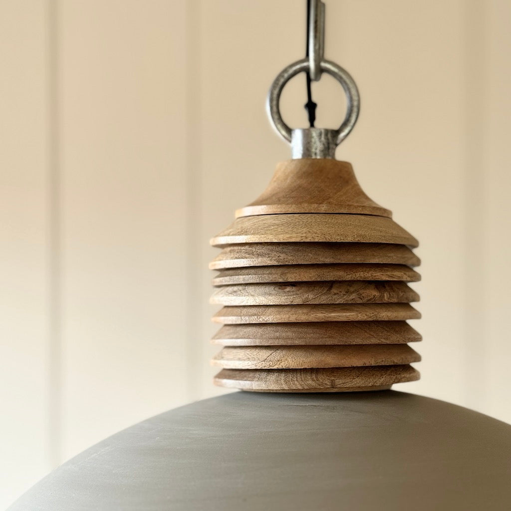 Hanging Lamp Concrete Industrial Avery