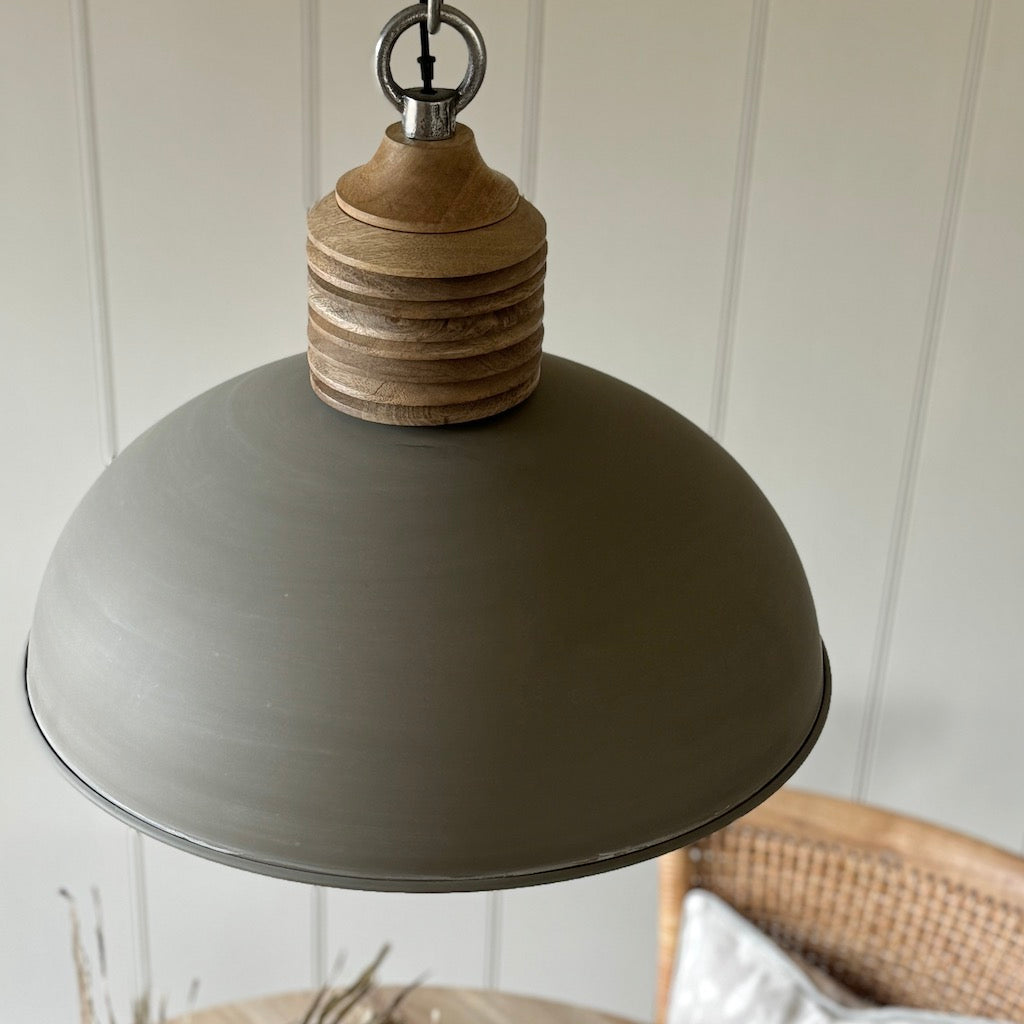 Hanging Lamp Concrete Industrial Avery