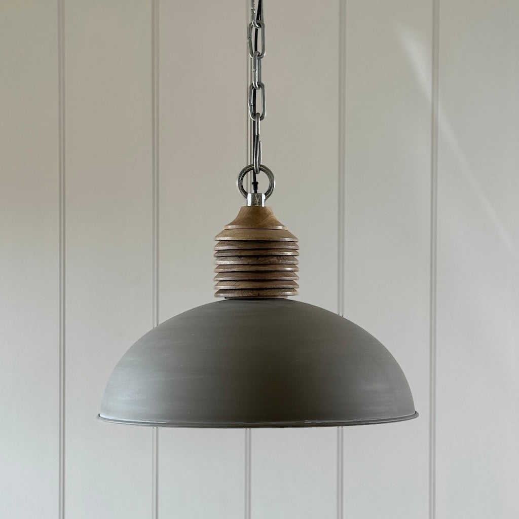 Hanging Lamp Concrete Industrial Avery