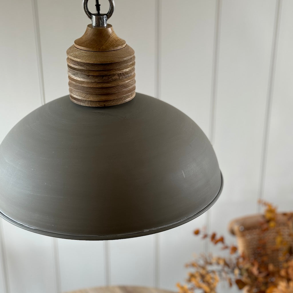Hanging Lamp Concrete Industrial Avery