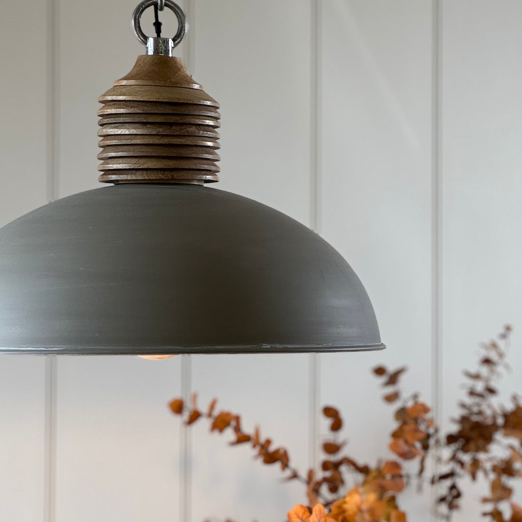 Hanging Lamp Concrete Industrial Avery